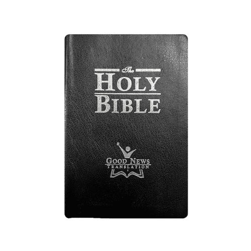 Good News Translation | Flex Cover | Black | Silver Edge | Old and New Testament | Protestant Edition