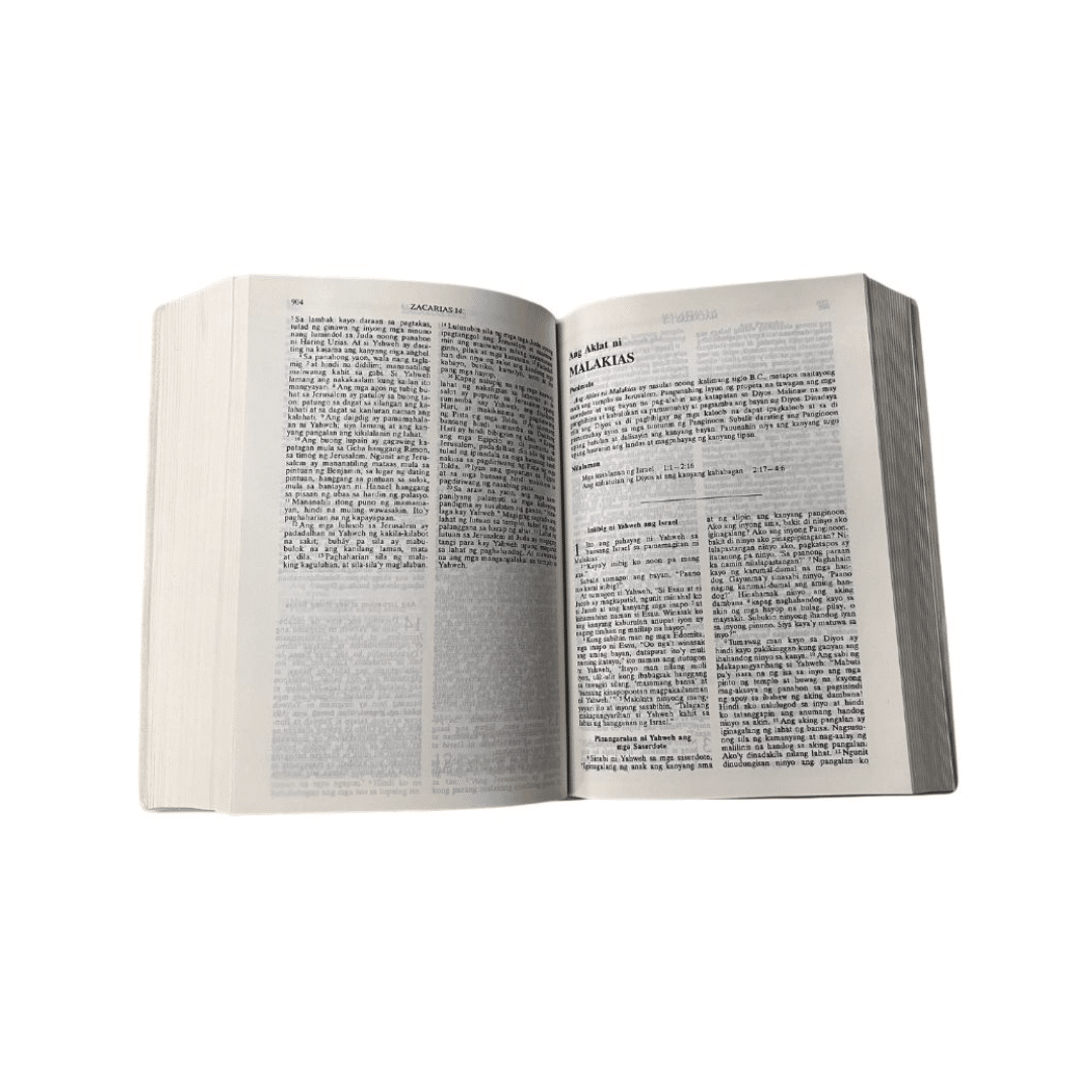 Magandang Balita Biblia | Catholic Bible | 1980 Edition | Flex Cover | Magenta | Small Size | Filipino Language - Image 4