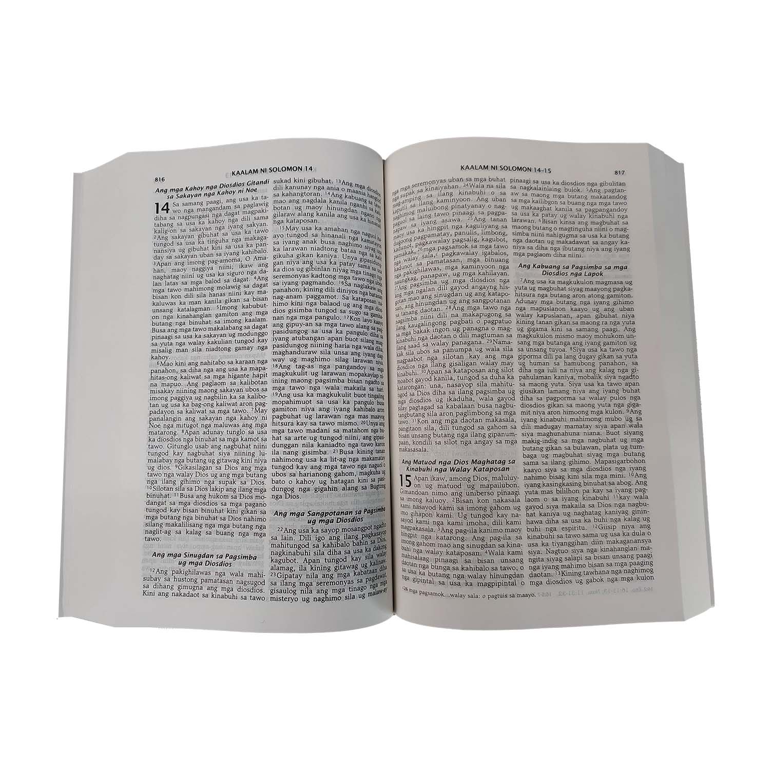 Maayong Balita Biblia | Cebuano | Softbound Cover | Deuterocanonical | MBB | Old and New Testament | Philippine Bible Society 2023 | Indexing | Catholic Bible | Cebuano Bible | Biblia Best Translation - Image 5